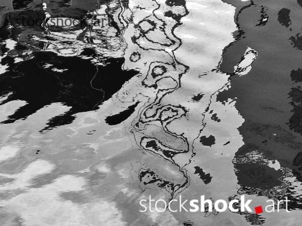 Face of water 13 b&w