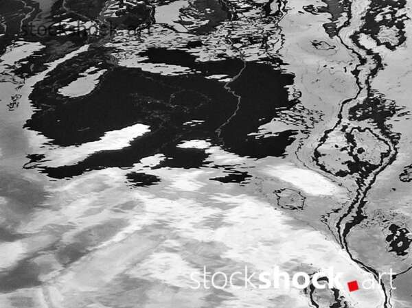 Face of water 14 b&w