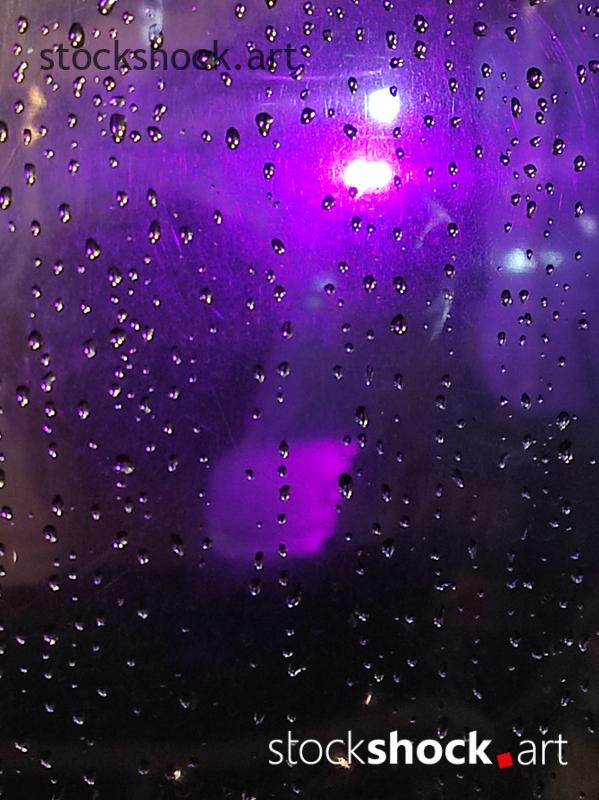 Rain, abstract, riot of colors, purple