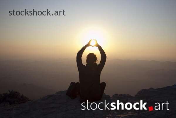 Mitzpe Ramon, Negev Desert, sunrise - stock image