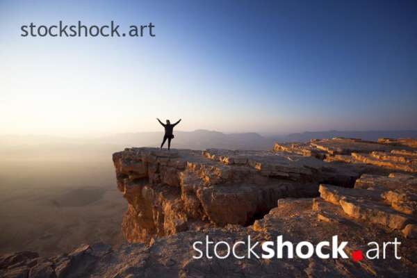 Mitzpe Ramon, Negev Desert, sunrise - stock image