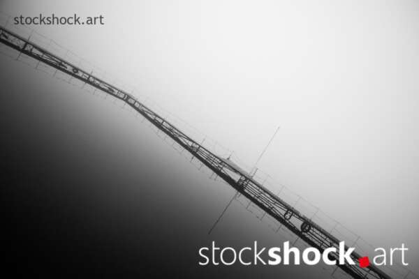 Bridge in the Fog, stock image, jowita niemczyk