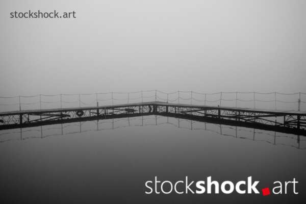Bridge in the Fog, stock image, jowita niemczyk