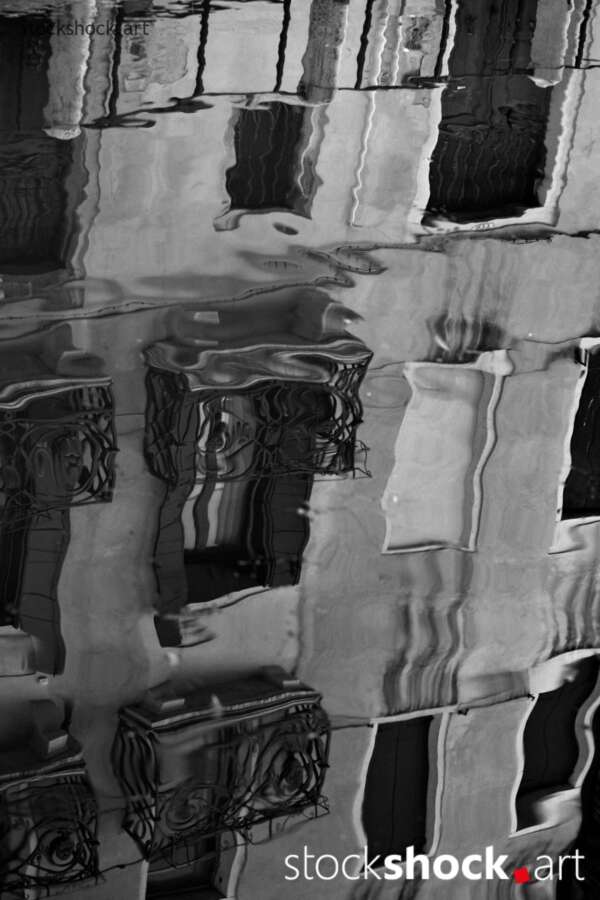 Venice reflections on water, stock image, stockshock.art, jowiat niemczyk