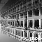 St. Mark's Square in Venice, reflection in water,stock image, stockshock.art, jowita niemczyk