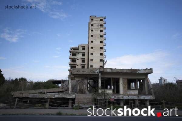 The Silent Blocks. Abandoned blocks and the ruined once bustling, now stand as silent witnesses to decay.