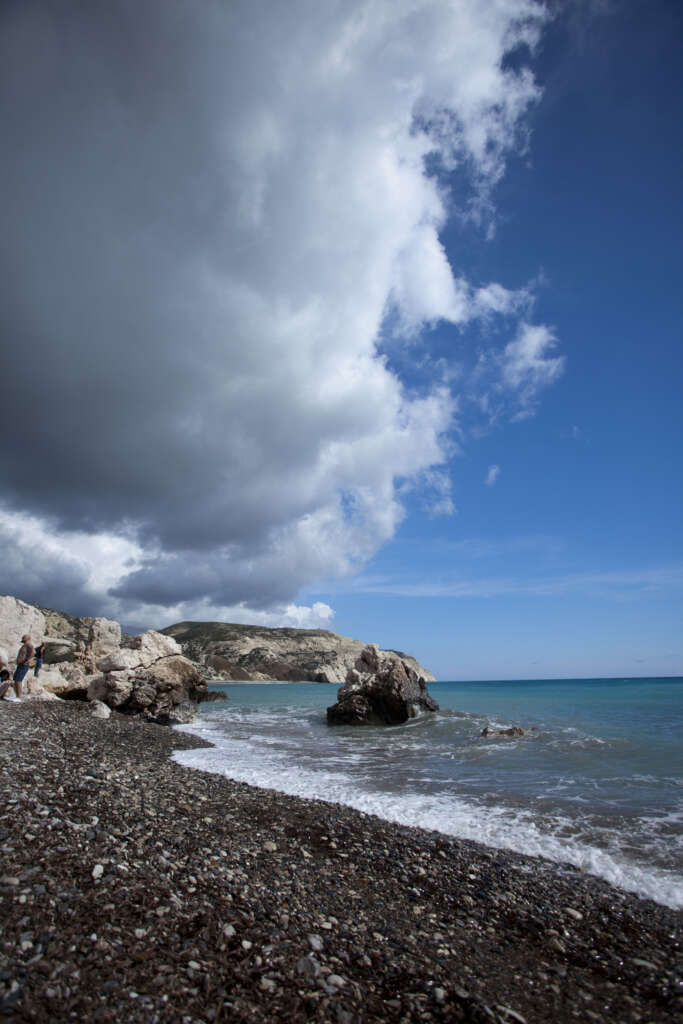 Cyprus beach on the way to Limasol