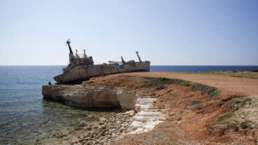 Shipwreck in Cyprus